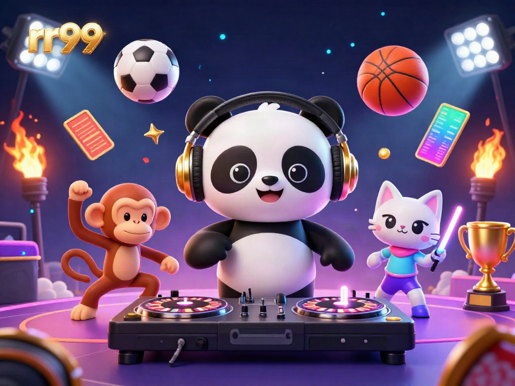 Experience the excitement of rr99 casino with vibrant characters and dynamic game elements.