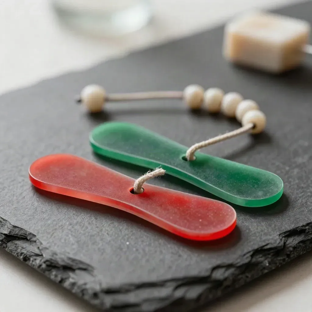 Paddles d’occlusion et aide de fixation à billes sur tapis de travail clinique