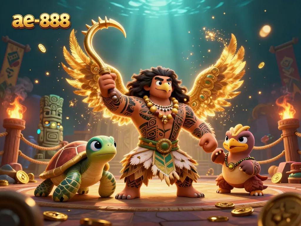 Experience the thrill of gaming at ae-888 with vibrant casino visuals and iconic elements.